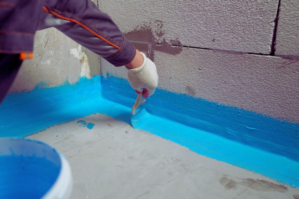 waterproof membrane in a brisbane bathroom waterproof membrane in a Brisbane bathroom